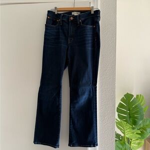 Madewell Bootcut Ankle Length Women's Dark Blue Jeans